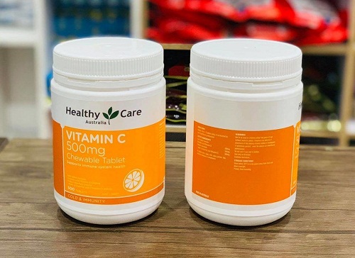 healthy care vitamin c 500mg 500 viên của úc