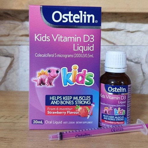 ostelin vitamin d liquid kid của úc