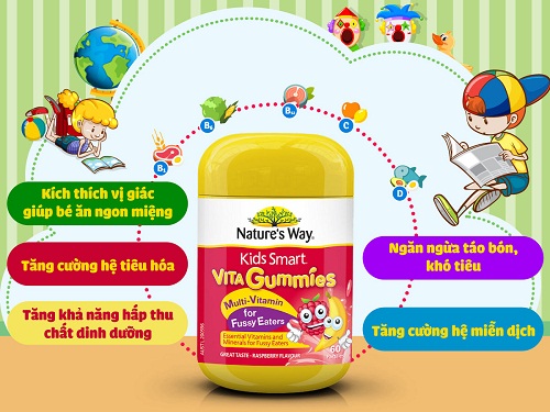 vita gummies multi vitamin for fussy eaters của úc