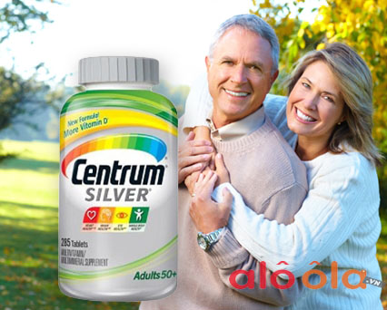 Centrum Silver Adults 50+ 285 viên bổ sung vitamin cho người cao tuổi của Mỹ