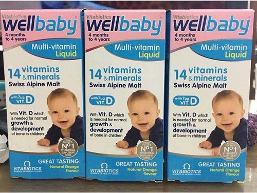 vitabiotics wellbaby multi-vitamin liquid giúp bé phát triển toàn diện