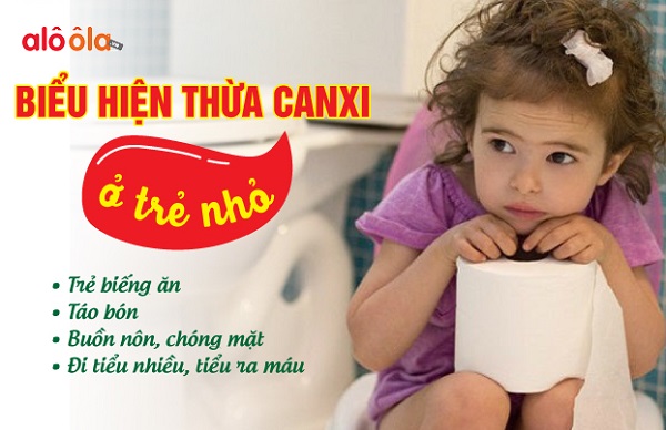 Thừa canxi ở trẻ