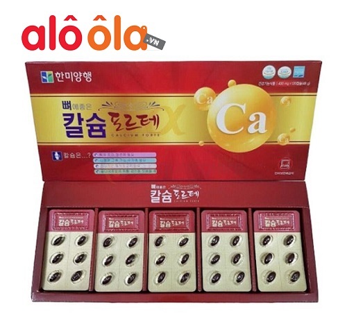 viên uống bổ sung canxi Hanmi Calcium Forte của Hàn Quốc