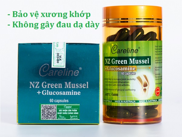 NZ Green Mussel + Glucosamine - hỗ trợ xương khớp chắc khoẻ hơn