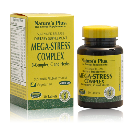 Viên uống giảm căng thẳng Mega-Stress Complex Natures Plus