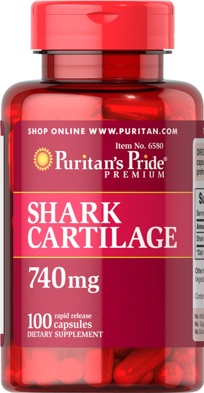 Sụn cá mập Shark Cartilage 740mg chính hãng